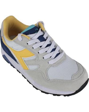 DIADORA N902 S C8466 173290 - BEIGE, GIALLO E BLU SCURO BEIGE-AMARILLO