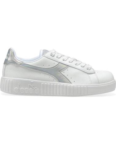 Woman and girl Trainers DIADORA GAME STEP SHINY 101 174366 01 C6103 WHITE-SILVER  C6103 WHITE-SILVER