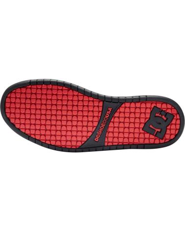 Man Zapatillas deporte DC SHOES COURT GRAFFIK BLACK-RED-BLACK XKRK