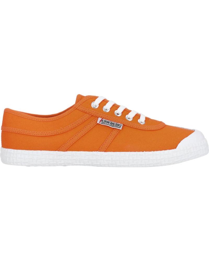 Sportif KAWASAKI  pour Femme et Homme et Fille et Garçon ORIGINAL CANVAS SHOE K192495  5003 VIBRANT ORANGE