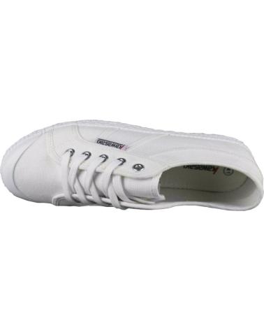 Sneaker KAWASAKI  für Damen und Herren und Mädchen und Junge TENNIS CANVAS SHOE K202403 1002 WHITE  1002 WHITE