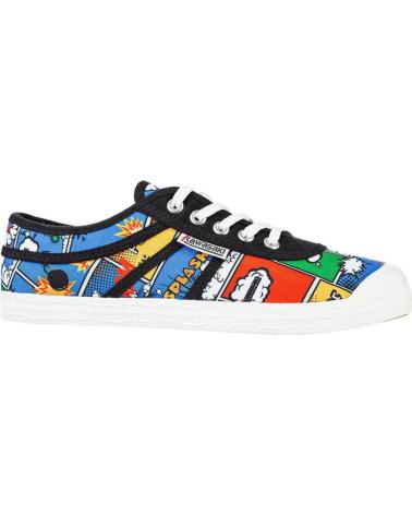 Woman and Man and girl and boy Trainers KAWASAKI CARTOON CANVAS SHOE K202410 8881 MULTI COLOR  8881 MULTI COLOR