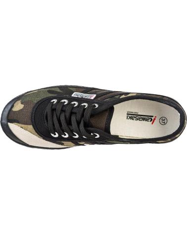 Scarpe sport per Donna e Uomo KAWASAKI CAMO CANVAS SHOE K202417 3038 OLIVE NIGHT