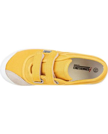Sneaker für Mädchen und Junge KAWASAKI ORIGINAL KIDS SHOE W-VELCRO K202432 5005 GOLDEN ROD