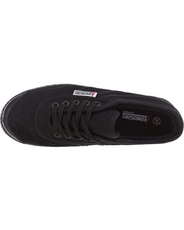 Sapatilhas de Mulher e Homem KAWASAKI ORIGINAL TEDDY CANVAS SHOE K204501 1001S BLACK SOLID