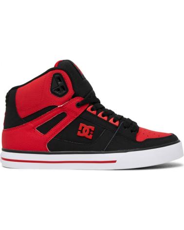 Zapatillas deporte DC SHOES  pour Homme PURE HIGH-TOP WC  FIERY RED -WHITE-BLACK FWB
