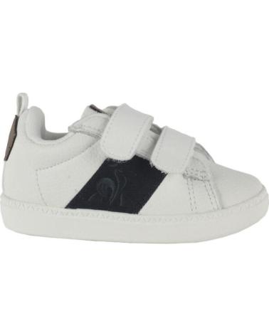 Scarpe sport LE COQ SPORTIF  per Bambina e Bambino COURTCLASSIC INF WORKWEAR 2120488 OPTICAL WHITE-TOTAL ECLIPS  OPTICAL WHITE-T