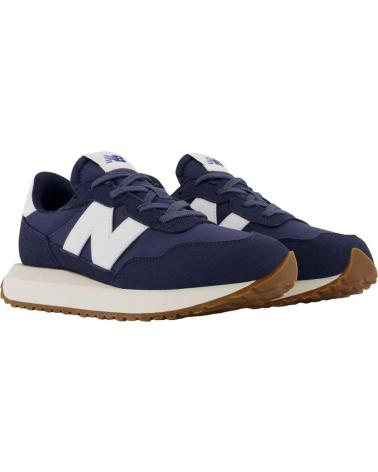 Deportivas de Mujer y Niña y Niño NEW BALANCE GS237PD AZUL MARINO-BLANCO