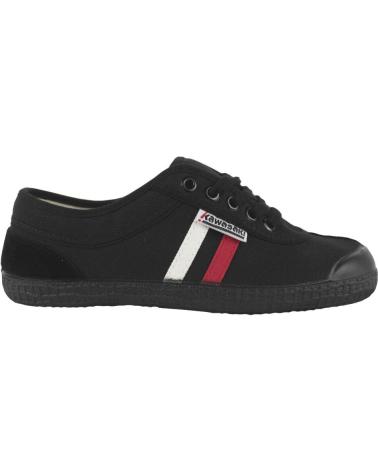 Sapatilhas de Mulher e Homem KAWASAKI RETRO 23 CANVAS SHOE K23 60W BLACK STRIPE WHT-RED