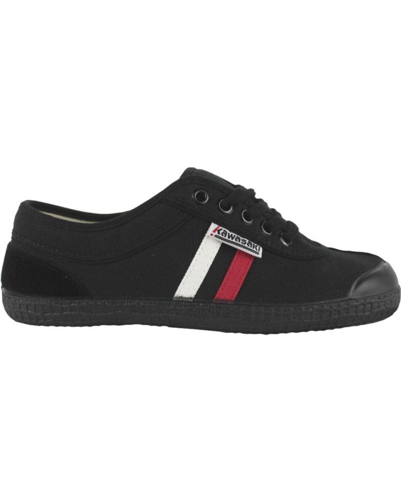 Sportschuhe für Damen und Herren KAWASAKI RETRO 23 CANVAS SHOE K23 60W BLACK STRIPE WHT-RED