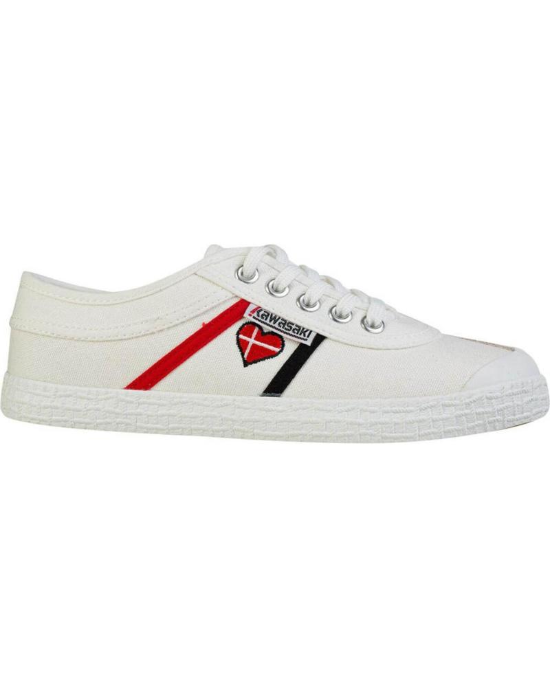 Sapatilhas de Mulher KAWASAKI HEART CANVAS SHOE K194523 1002 WHITE