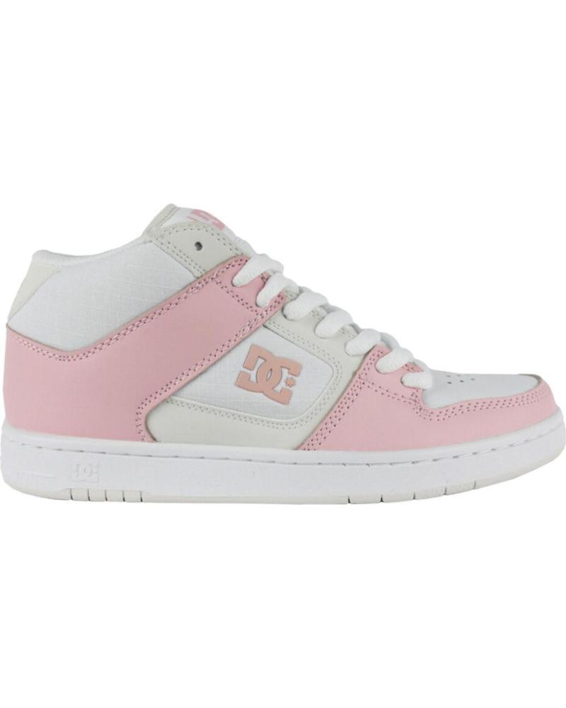 Zapatillas deporte de Mujer DC SHOES MANTECA 4 MID WHITE-PINK WPN