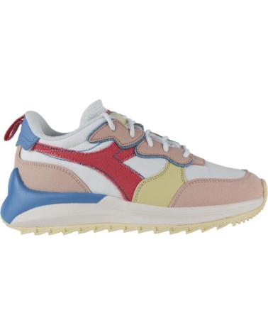 Woman and girl Trainers DIADORA JOLLY CANVAS WN JOLLY C9868 WHITE-EVENING SAND-HOT CO  C9868 WHITE-EVENING SAND-HOT CO