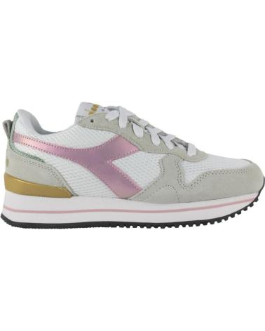 Woman and girl Trainers DIADORA OLYMPIA PLATFORM GLITTER RAINBOW WN 101 178330 01 C3113 WHIT  C3113 WHITE-PINK LADY