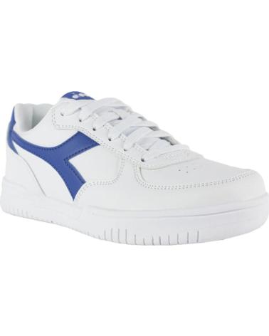 Sportivo per Donna e Bambina e Bambino DIADORA RAPTOR LOW GS C3144 BLANCO-AZUL