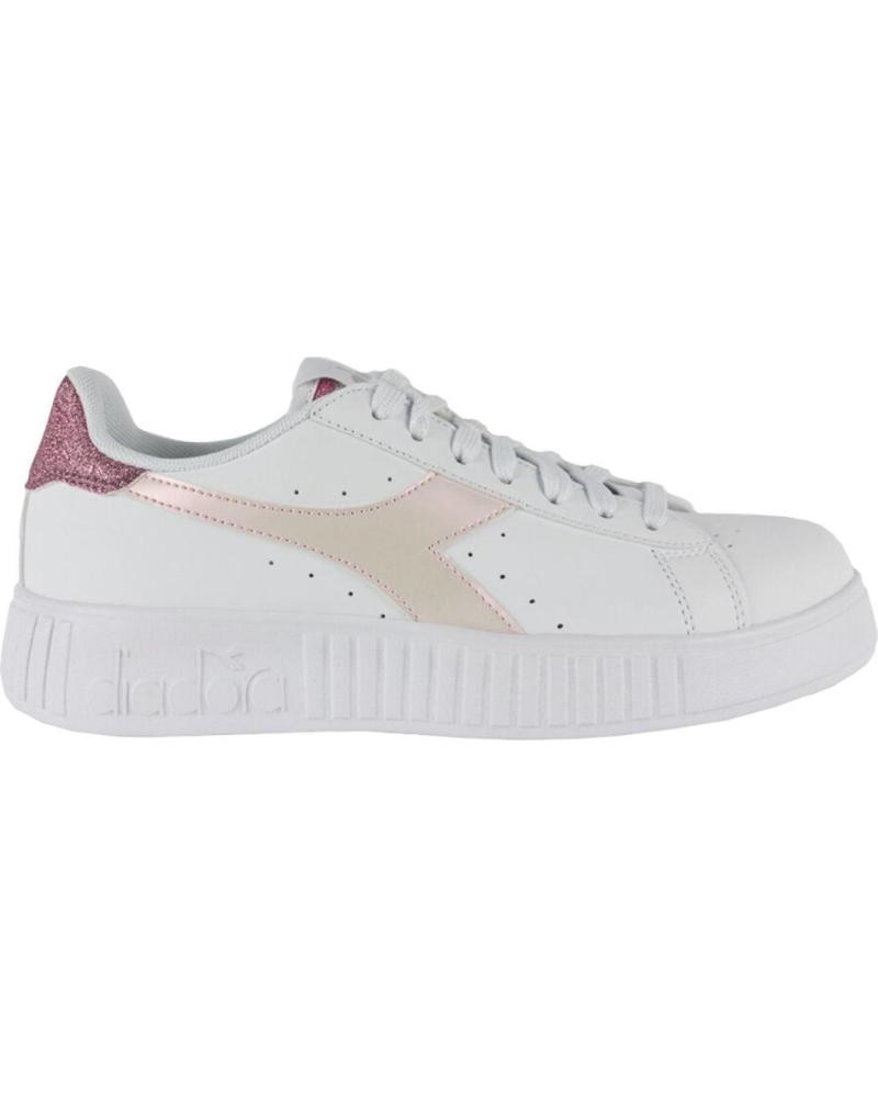 Scarpe sport DIADORA  per Donna STEP P GLITTER RAINBOW C3113  BLANCO-ROSA