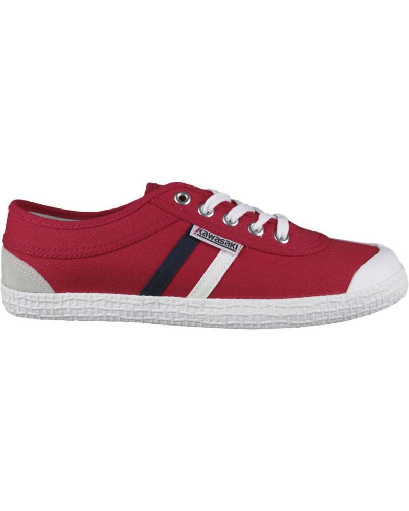 Zapatillas deporte KAWASAKI  de Mujer y Hombre RETRO CANVAS SHOE K192496  4012 FIERY RED