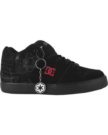 Zapatillas deporte de Hombre DC SHOES SW PURE MID BLACK-RED BLR