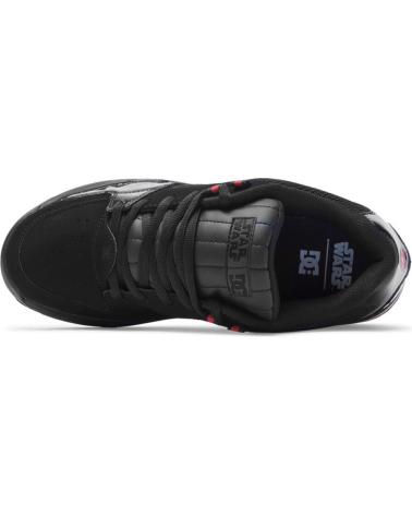 Man Zapatillas deporte DC SHOES SW VERSATILLE BLACK-BLACK-RED XKKR