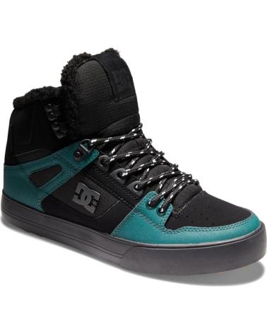 Zapatillas deporte de Hombre DC SHOES PURE HIGH-TOP WC WNT BLACK-BLACK-GREEN XKKG