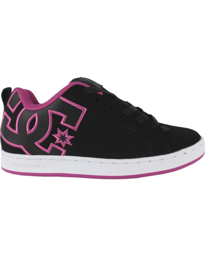 Sportschuhe für Damen DC SHOES COURT GRAFFIK BLACK-PINK STENCIL KPS