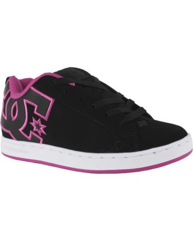 Sportschuhe für Damen DC SHOES COURT GRAFFIK BLACK-PINK STENCIL KPS