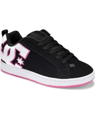 Woman Zapatillas deporte DC SHOES COURT GRAFFIK BLACK-PINK-CRAZY BPZ
