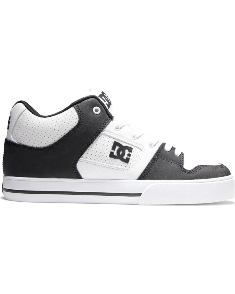 Man Zapatillas deporte DC SHOES PURE MID  WHITE-BLACK-WHITE WBI