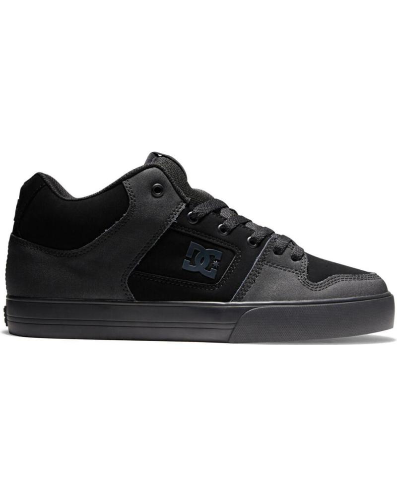 Man Zapatillas deporte DC SHOES PURE MID BLACK-BLACK-GUM KKG