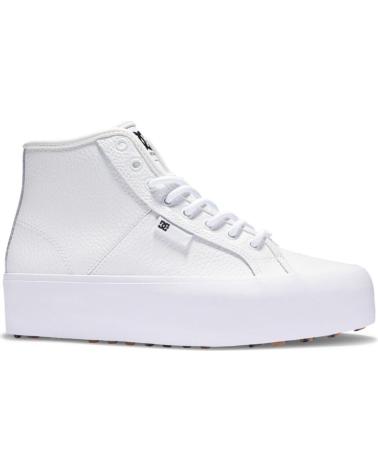 Sapatos Desportivos DC SHOES  de Mulher MANUAL HI WNT  WHITE-WHITE WW0