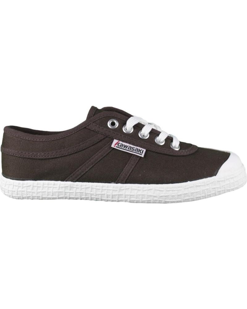 Woman and Man Zapatillas deporte KAWASAKI ORIGINAL CANVAS SHOE K192495-ES 5045 CHOCOLATE BROWN