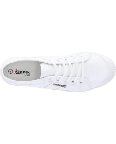 Zapatillas deporte KAWASAKI  de Mujer y Hombre TENNIS RETRO LEATHER 2 0 K232421  1002 WHITE