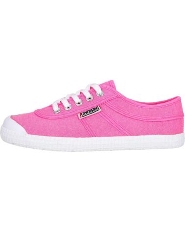 Woman and girl and boy Trainers KAWASAKI ORIGINAL NEON CANVAS SHOE K202428-ES  4014 KNOCKOUT PINK