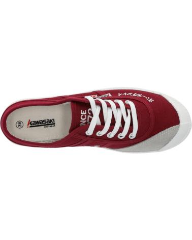 Woman and Man and girl and boy Trainers KAWASAKI SIGNATURE CANVAS SHOE K202601-ES 4055 BEET RED  4055 BEET RED