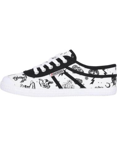 Woman and Man and girl and boy Trainers KAWASAKI TATTOO CANVAS SHOE K202420-ES 1002 WHITE  1002 WHITE