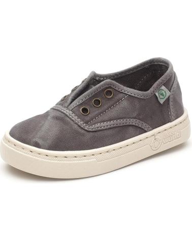 girl and boy Trainers NATURAL WORLD ZAPATO INGLES ECO 6470E-623  GRIS