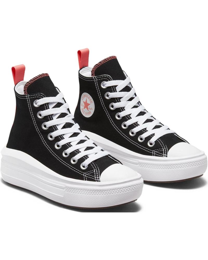Stivali De Hombre CONVERSE BOTAS CHUCK TAYLOR ALL STAR MOVE PARA UNISEX EN COLOR NEGRO