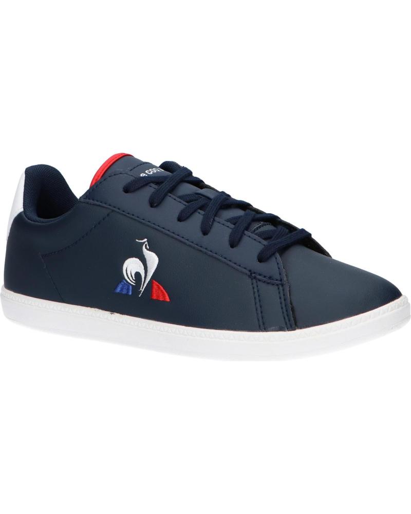 Le coq sportif top optical white dress blue