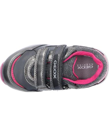 girl Zapatillas deporte GEOX B041SA 0NFHI B PAVLIS C1E9F GRAPHITE