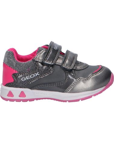 girl sports shoes GEOX B041SA 0NFHI B PAVLIS  C1E9F GRAPHITE