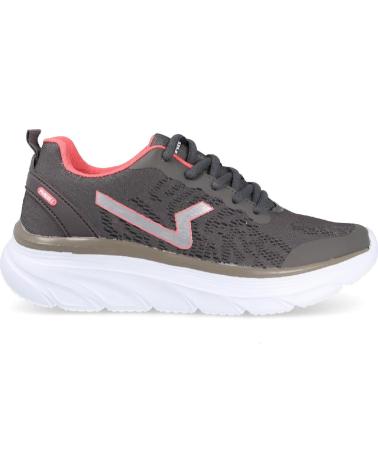 Zapatillas deporte pour Femme PAREDES SPORT ALLANDE GRIS-FUCSIA