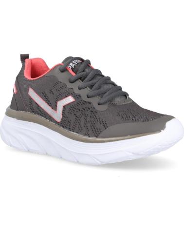 Zapatillas deporte pour Femme PAREDES SPORT ALLANDE GRIS-FUCSIA