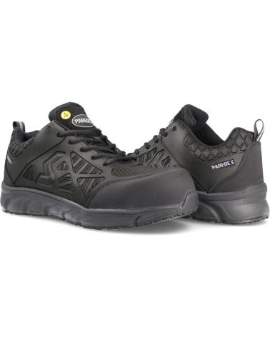 Sportivo per Donna e Uomo e Bambina PAREDES ZAPATILLAS DE SEGURIDAD JET NEGRO NEGRO