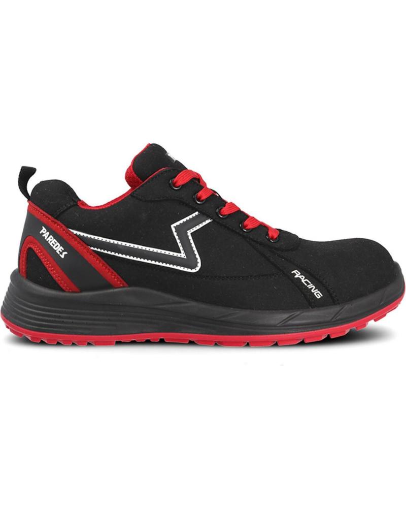 Chaussures pour Femme et Homme PAREDES ZAPATILLAS DE SEGURIDAD ALONSO NEGRO NEGRO