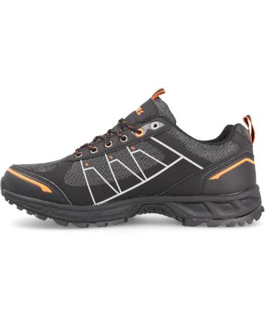 Zapatillas deporte de Hombre PAREDES S SILVANO NEGRO-NARANJA