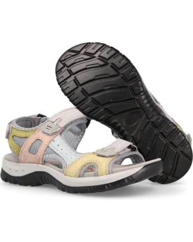 Sandali per Donna PAREDES SANDALIA VELCROS PARA MUJER VP22176 COLOR GRIS AZUL-GRIS