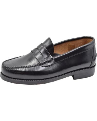 Zapatos OTRAS MARCAS  de Mujer CASTELLANOS DE PIEL PARA MUJER  NEGRO