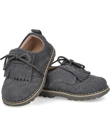 Zapatos de Niño BUBBLE BOBBLE A2105 BLUCHER FLECOS GRIS