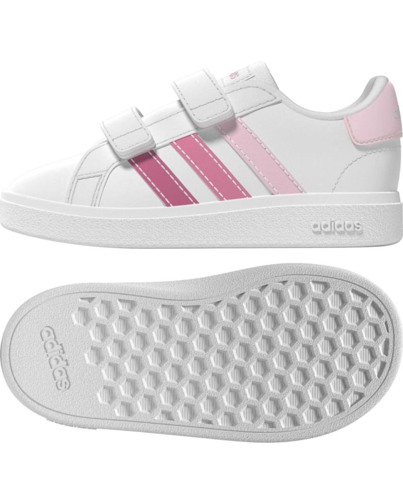 Trainers De Ni a ADIDAS ZAPATILLA BEBE GRAND COURT 2 0 CF I BLANCO
