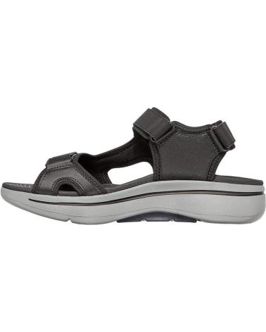 Sandálias de Homem SKECHERS GO WALK ARCH FIT SANDAL MISSION NEGRA NEGRO